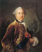 Ivan Argunov Portrait of P.B. Sheremetev oil painting